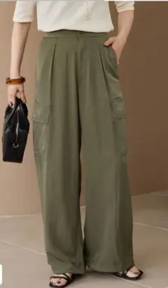 ワイドパンツ ワークパンツ