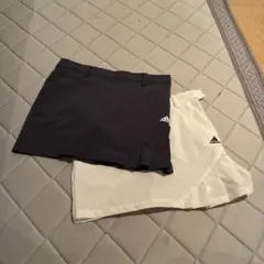 adidas ゴルフスカート2枚セット　Mサイズ
