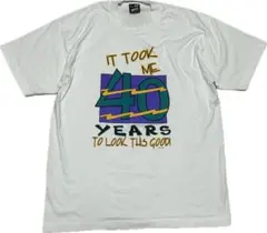 【90s】フルーツオブザルーム　USA製　シングルステッチ　プリント　Tシャツ