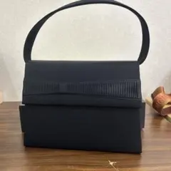 ブラックフォーマルバッグ リボン付き