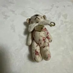 【LIZ LISA】リズリサ 花柄くま ぬいぐるみキーホルダー チャーム レースのサムネイル