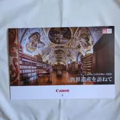 Canon Calendar 2026 世界遺産を訪ねて 壁掛けのサムネイル