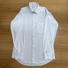i-shirt ホワイトストライプシャツ 39-82 はるやま