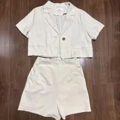 earth music ＆ ecology アイボリーセットアップ