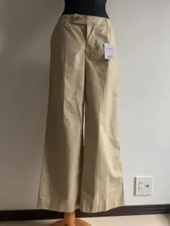 新品未使用　日本製　NEMI ケティ ワイドパンツ ベージュ