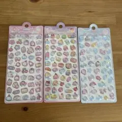 inamazy 3D embossed ボンボンドロップ風シール 3種セット