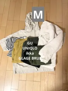 GU UNIQLO Ikka gragebrue まとめ売り　M