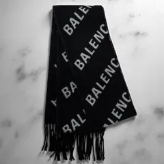 【未使用品】バレンシアガ/大判ロゴ入りチェックマフラー/ブラック/ユニセックス バレンシアガマフラーのおすすめ人気商品一覧 通販 - Yahoo!ショッピング