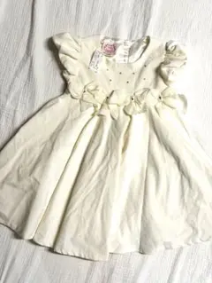 baby biscutti アイボリーフリルドレス 4T