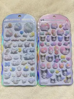 サンリオ　コットンパフィーシール　クロミ&マイメロ　シナモン　正規品