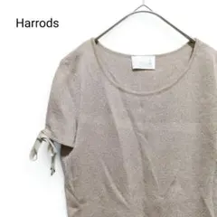 Harrods ハロッズ カットソー 袖リボン レーヨン混 日本製のサムネイル