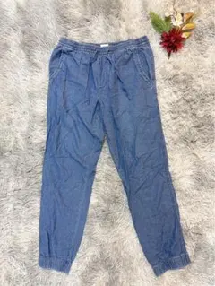 Gap ギャップ（S）デニムジョガーパンツ イージーパンツ コットン100%のサムネイル