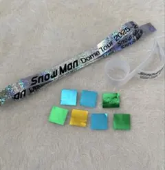 Snow Man ON ドーム ツアー　ライブ 落下物 銀テープ フル