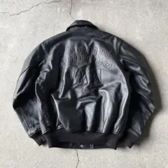 VAN JACKET レザージャケット 馬革 本革 ブラック L