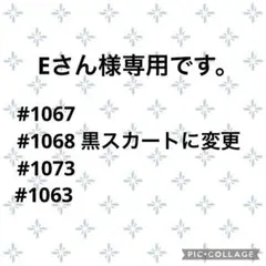 Eさん様専用ページです。