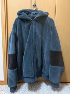 RAGEBLUE フェイクファー フードブルゾン