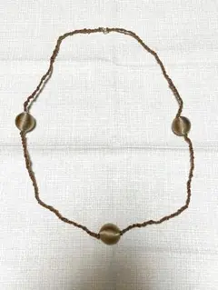 不規則編みネックレス