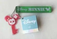ディズニー ミニー アクリルキーホルダー グリーン