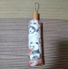 パンダ 晴雨兼用 折りたたみ傘