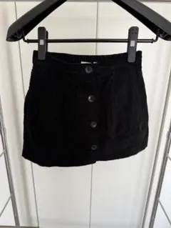 GAP KIDS 黒 コーデュロイ スカート S