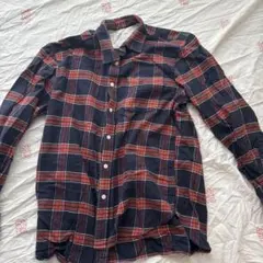 無印良品　ネルシャツ Lサイズ ユニクロ　ネルシャツLサイズ　二点セット