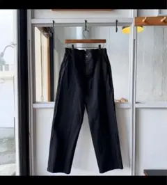 COMOLI 25AW ブラックデニムオーバーパンツ サイズ1