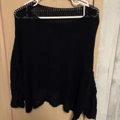 オフショルダーニットトップス