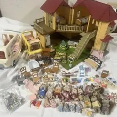 シルバニア　家　バス　アイス屋　歯医者　まとめ売り