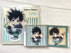 まるくじ　呪術廻戦　ちゃぽんっ 伏黒恵　特典　ステッカー アクリルジオラマ