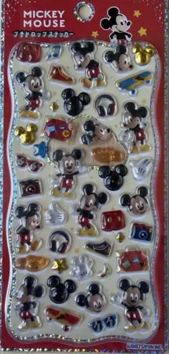 新品未開封　プチドロップステッカー　ミッキーマウス　ディズニー　シール　正規品