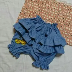 しい様専用☆オーダー ２段フリルかぼちゃパンツ