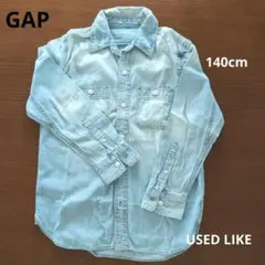 GapKids ライトブルー 長袖シャツ L