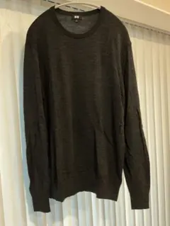 UNIQLO メンズ セーター　ダークグレー