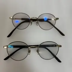 オーバル型メガネ 3点セット - メルカリ