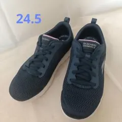 SKECHERS GOwalk レディース ネイビー スニーカー 24.5cm