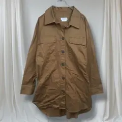 チャオパニックティピー シャツジャケット ゆったり 春秋 軽量 羽織 L相当のサムネイル