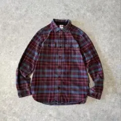 THE NORTH FACE チェックネルシャツ インド綿 ノースフェイス