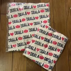 期間限定お値下げ　ドアラエコトートバッグ　ホワイト　L.Sセット