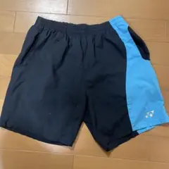 バドミントンパンツ 黒と青　難あり