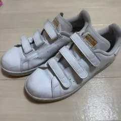 adidas アディダス スタンスミス FX5508 金ロゴ 白 ベルクロ - メルカリ