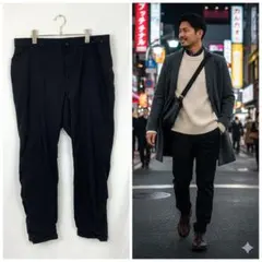 美品⭐️ ユニクロ ヒートテック 裏起毛 パンツ ブラック 希少 大きめ 作業着