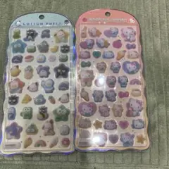 サンリオコットンパフィーシール　はぴだんぶい　ハローキティ