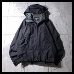 Patagonia ナイロンシェル ストームジャケット h2no 黒 M 12年