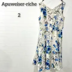 アプワイザーリッシェ 【2】 トップス ワンピース 花柄 総柄 キレイめ 大人