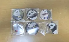 呪術廻戦 パンダ 缶バッジ アクキー 色紙 シール カード