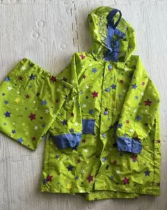 ブランシェス　ベビーレインコート 100cm 星柄