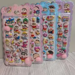 ラスト1セット　クレヨンしんちゃん マシュマロシールセット 4枚セット