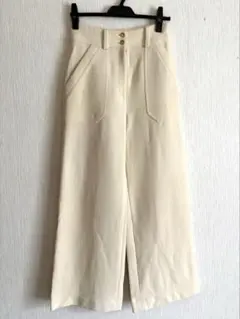 CYCLAS パッチポケットワイドパンツ