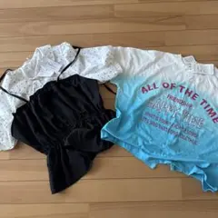 新品 トップス2点セット Tシャツ 160cm ブラウスM