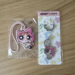 THE POWERPUFF GIRLS UNOVE キーホルダー 2点セット